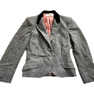 Vintage Jaeger Women's 100% Wool Blazer 2 Button Blazer Jacket‎ Coat Fits Size 8